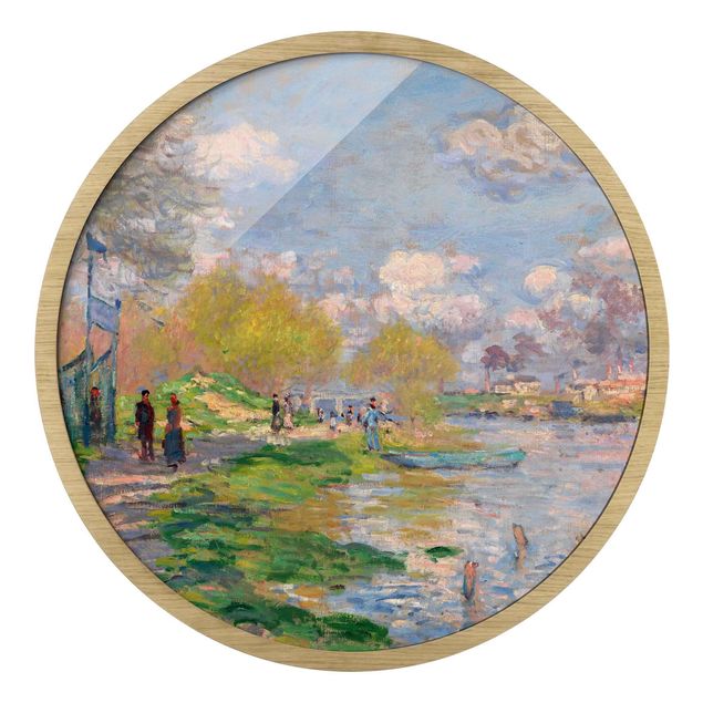 Tableau de ville Claude Monet - Printemps sur la Seine