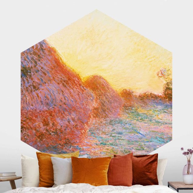 Déco murale cuisine Claude Monet - Botte de foin au soleil