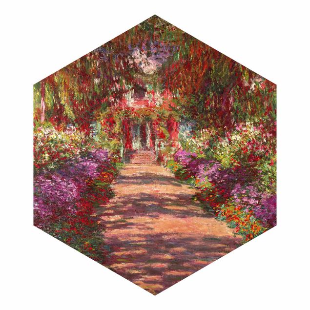 Papier peint forêt Claude Monet - Allée dans le jardin de Monet à Giverny