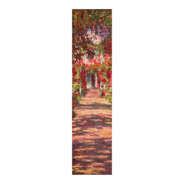 Tableaux Impressionnisme Claude Monet - Allée dans le jardin de Monet à Giverny