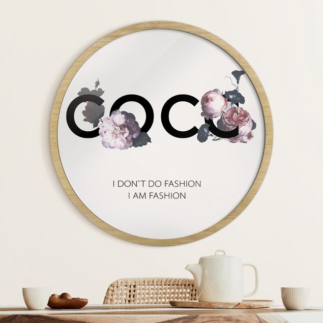Tableaux encadrés fleurs COCO - I dont´t do fashion avec roses