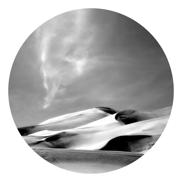 Tapisserie moderne Colorado Dunes Noir Et Blanc