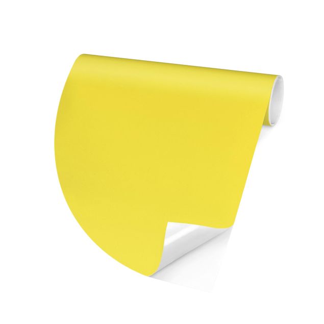 Papier peint jaune Coloris Jaune Citron
