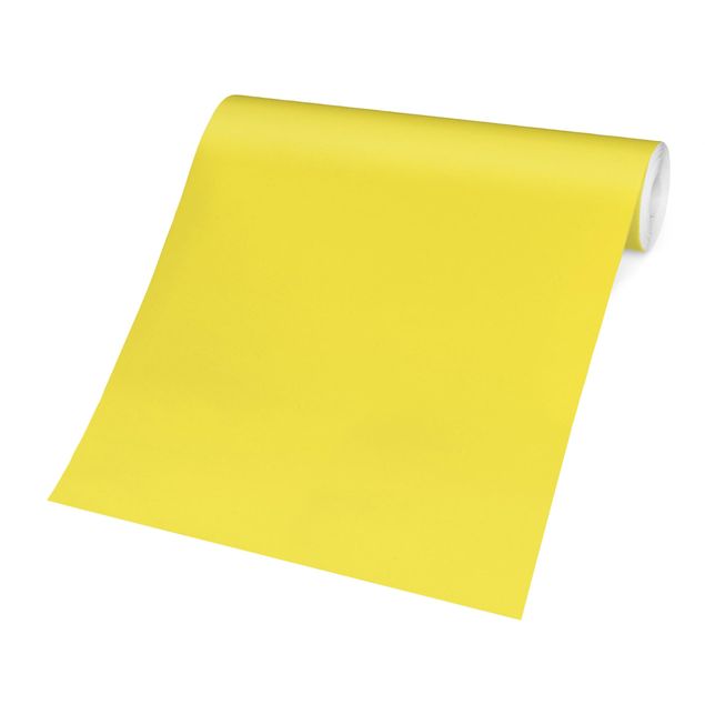 Papier peint - Colour Lemon Yellow