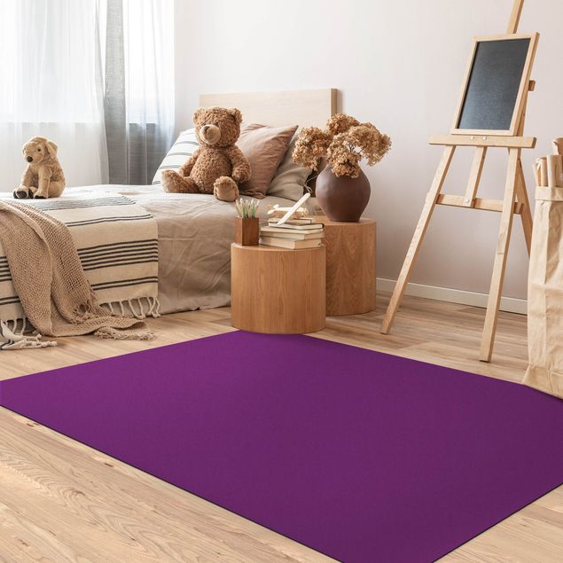 tapis salle à manger facile à nettoyer Couleur Violet