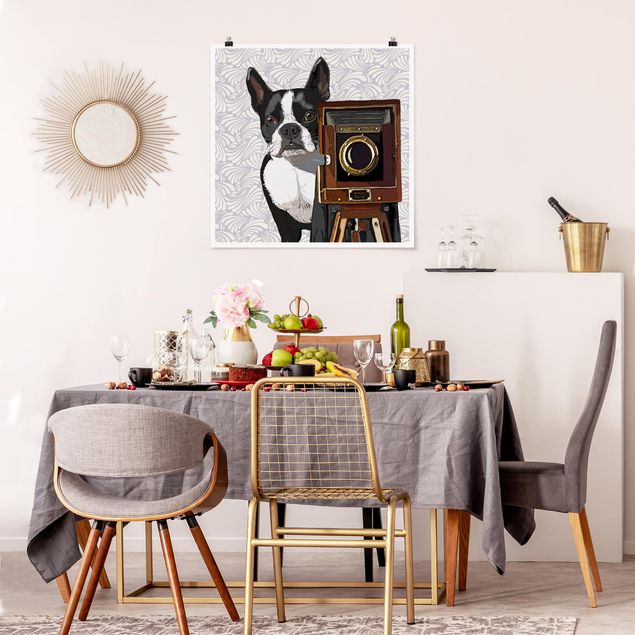 Déco mur cuisine Photographe de la vie sauvage Terrier