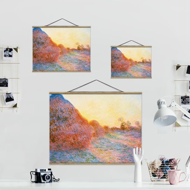 Tableaux nature Claude Monet - Botte de foin au soleil