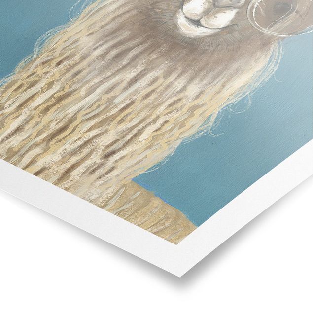 Poster animaux Lama avec Des Lunettes III