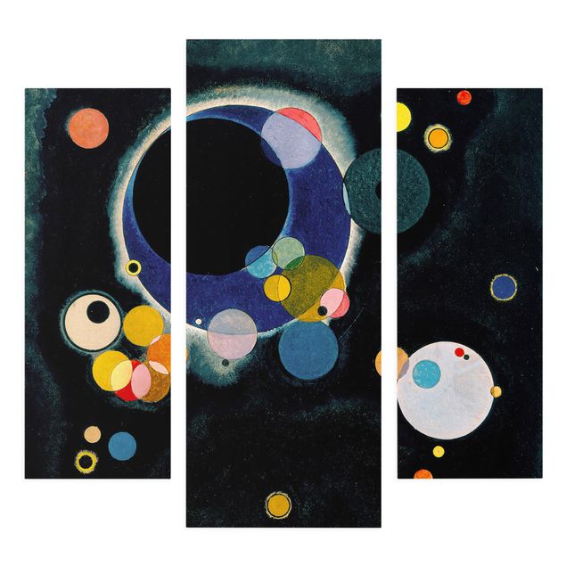 Tableaux abstraits Wassily Kandinsky - Cercles d'esquisses