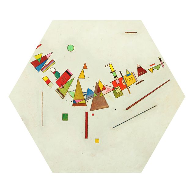 Tableau abstrait Wassily Kandinsky - Balancement angulaire