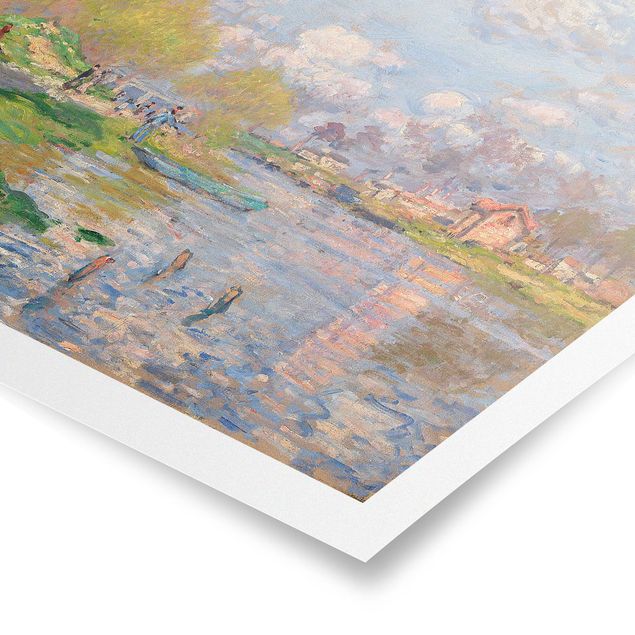 Tableau moderne Claude Monet - Printemps sur la Seine