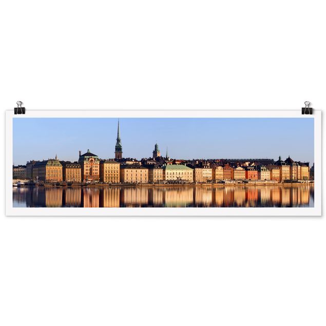 Tableau ville Stockholm Skyline