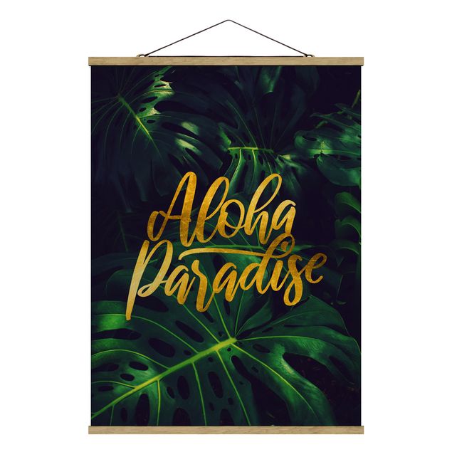 Tableaux fleurs Jungle - Aloha Paradise