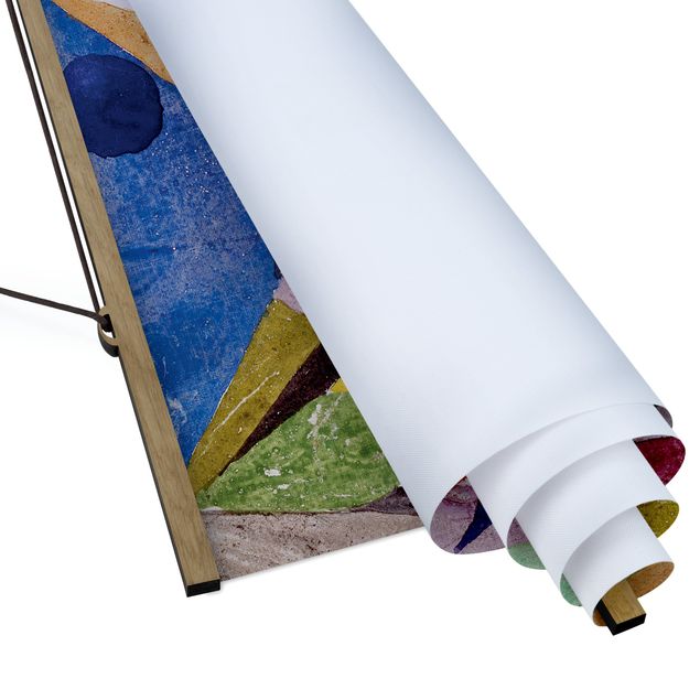 Tableaux abstraits Paul Klee - Paysage tropical doux
