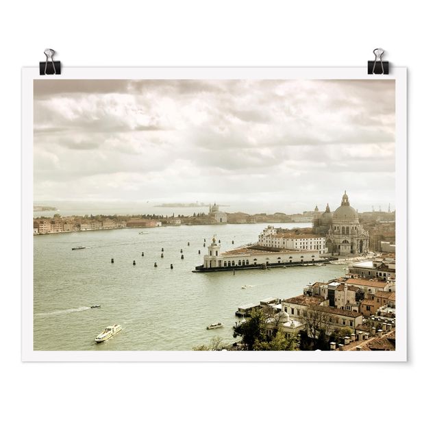 Tableau vintage Lagune de Venise
