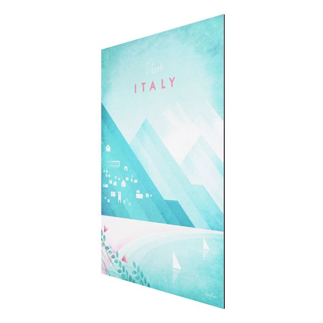 Tableaux montagnes Poster de voyage - Italie