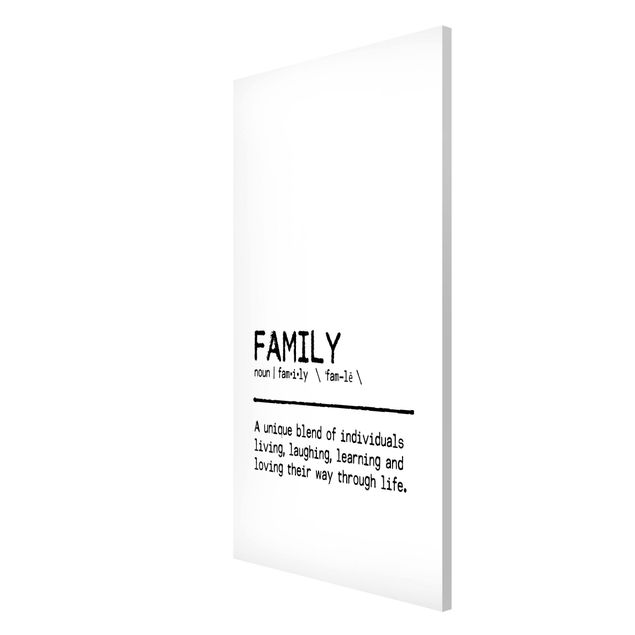 Tableau famille deco Definition Family Unique