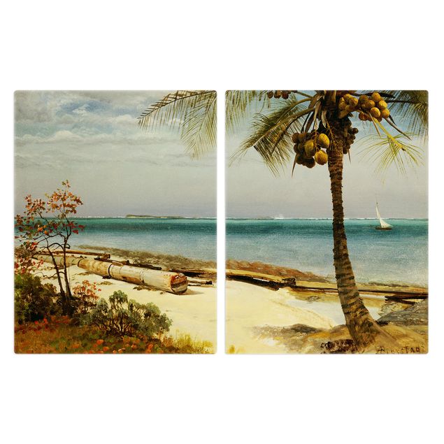 Reproductions tableaux Albert Bierstadt - Côte tropicale