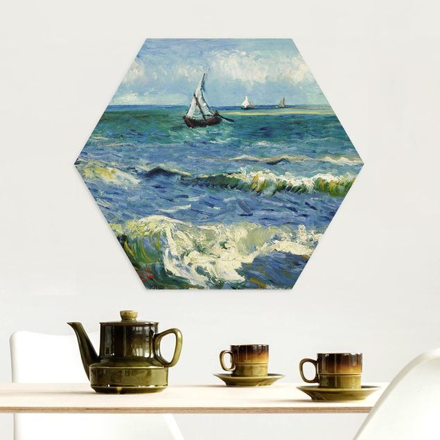 Tableau paysages Vincent Van Gogh - Paysage marin près des Saintes-Maries-De-La-Mer