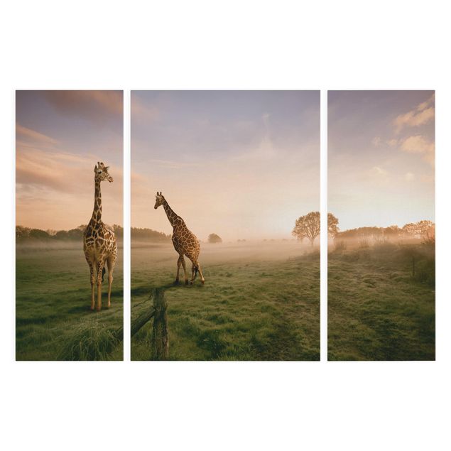 Tableaux modernes Surreal Giraffes