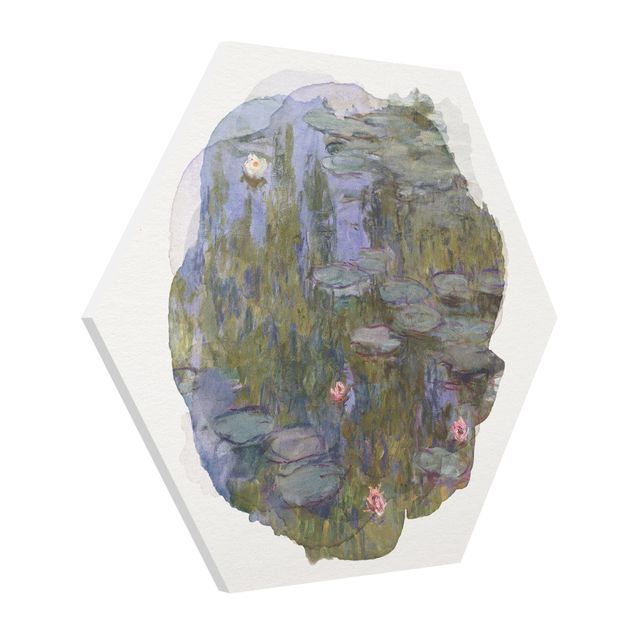 Décoration artistique Aquarelles - Claude Monet - Nénuphars (Nympheas)