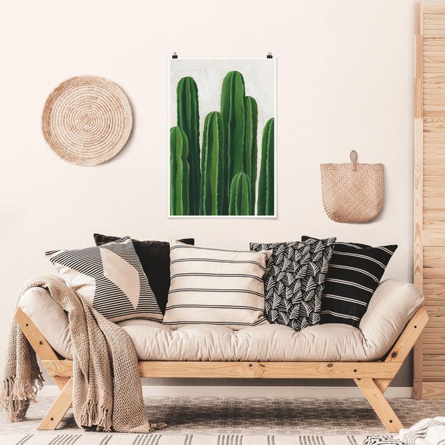 Tableau moderne Plantes préférées - Cactus