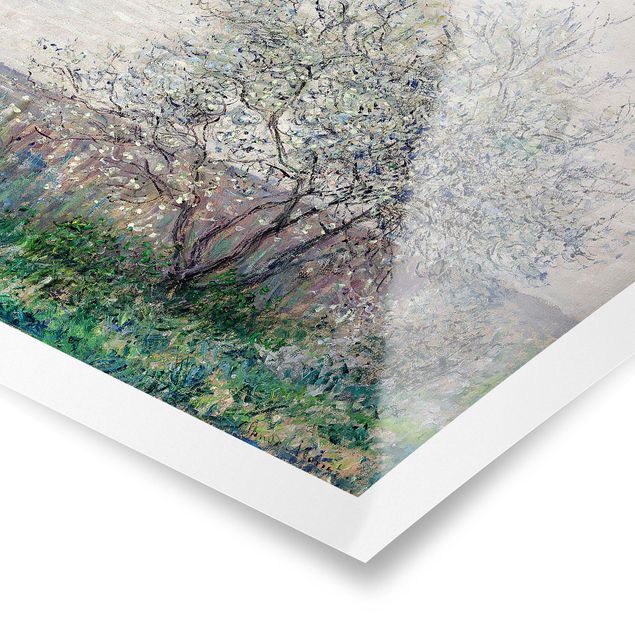 Tableaux modernes Claude Monet - Le printemps à Vétheuil