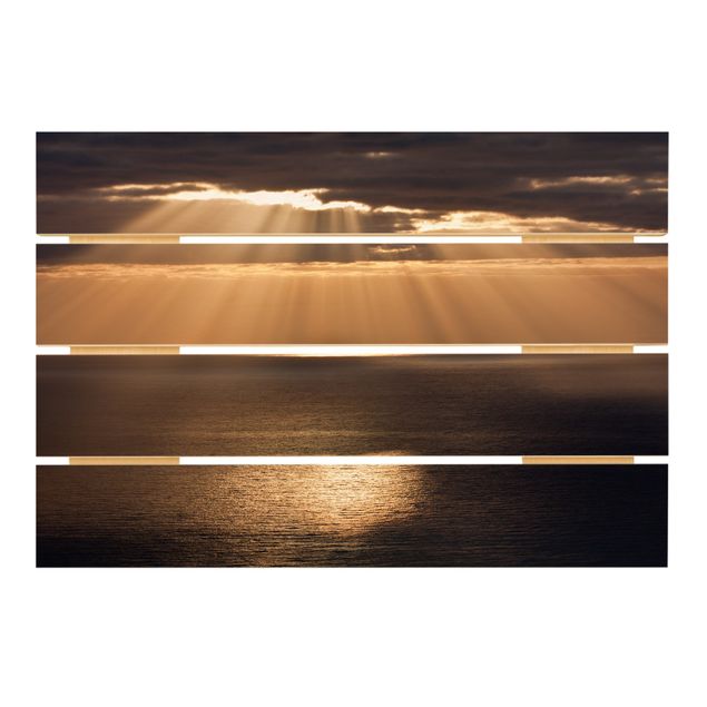 Tableaux de Uwe Merkel Rayons de soleil sur l'océan