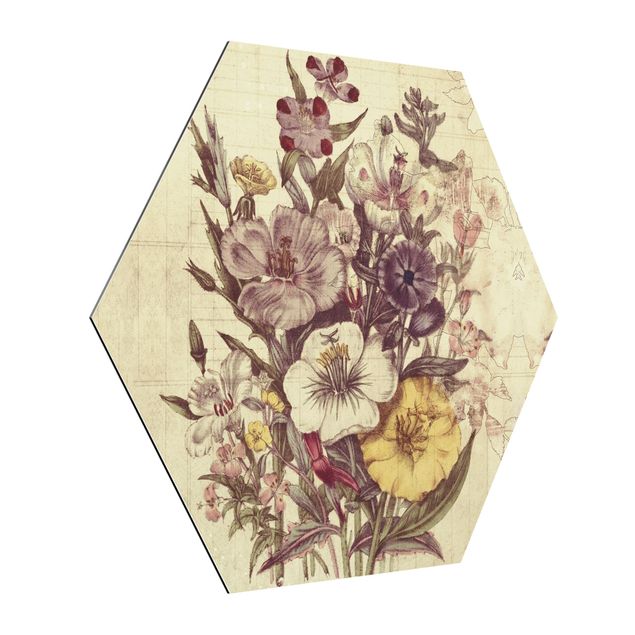 Tableaux florals Vintage Letter Bouquet