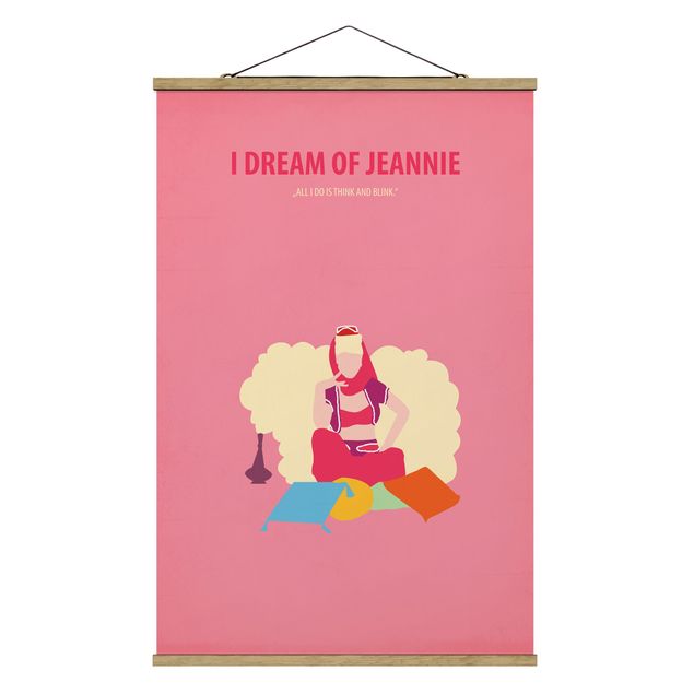 Tableaux reproduction Affiche de film I Dream Of Jeannie