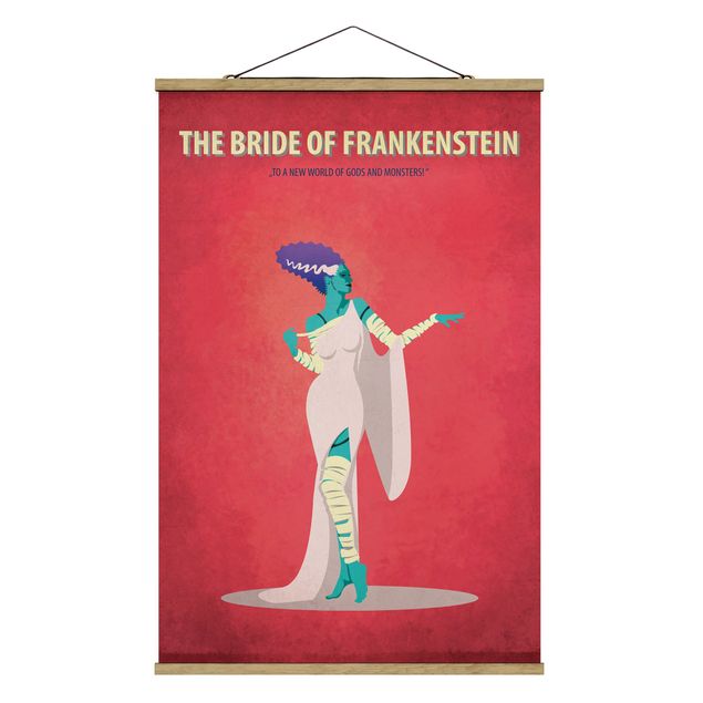 Tableaux reproduction Affiche de film La Fiancée de Frankenstein II