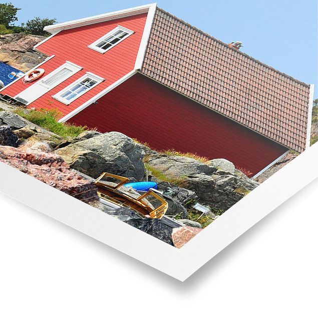 Poster paysage Vacances en Norvège