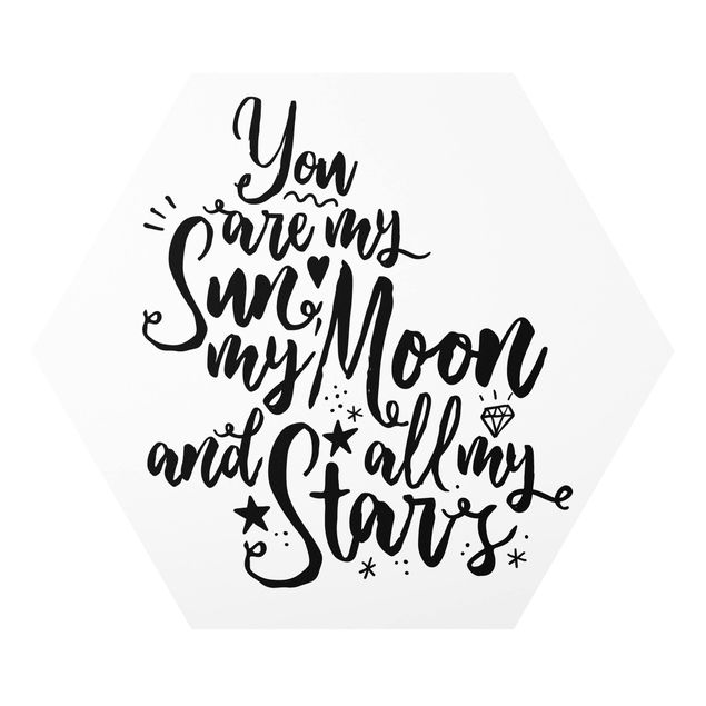 Forex tableau Tu es mon soleil, ma lune et toutes mes étoiles