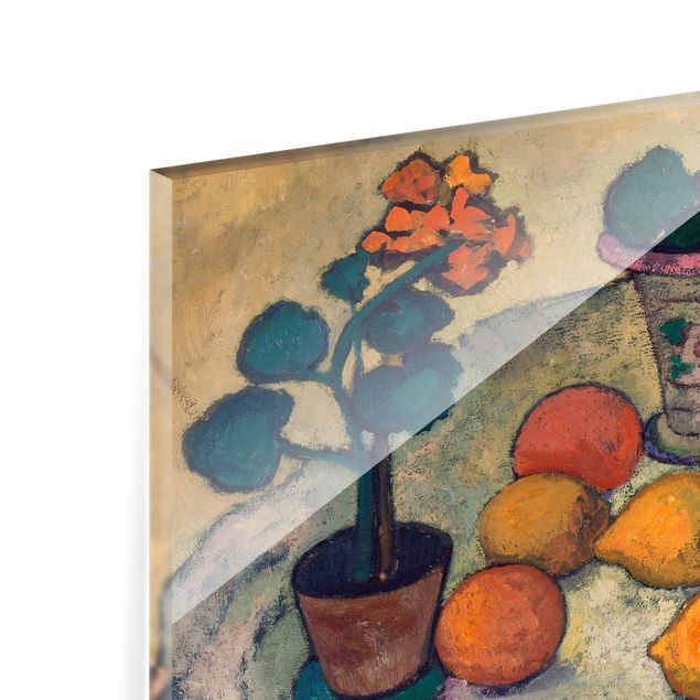 Reproductions tableaux Paula Modersohn-Becker - Nature morte avec oranges et chien en grès