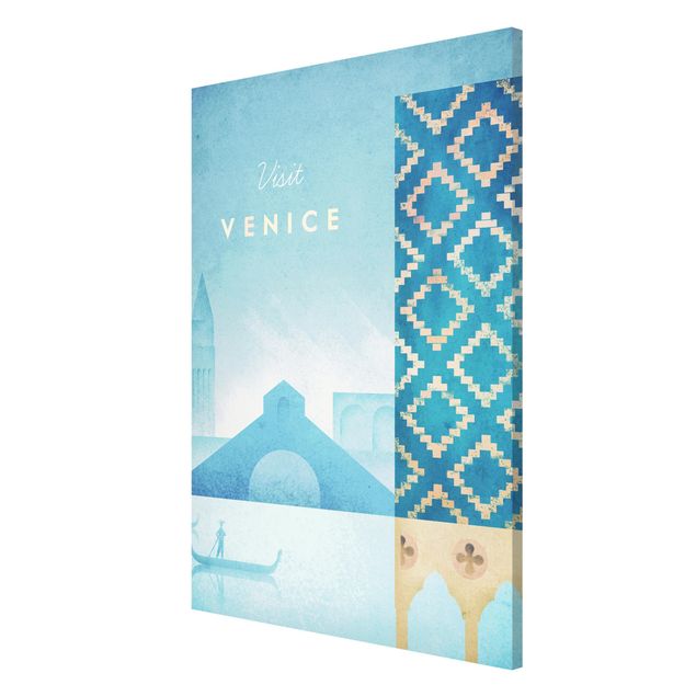 Tableau style vintage Poster de voyage - Venise