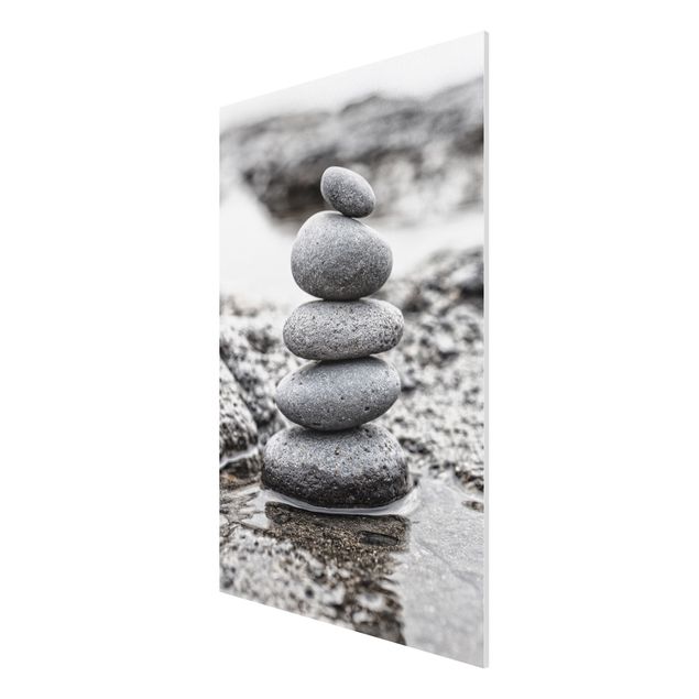Tableaux zen Tour de pierre dans l'eau