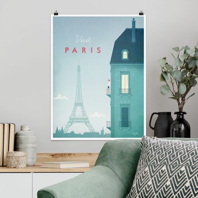 Déco mur cuisine Poster de voyage - Paris