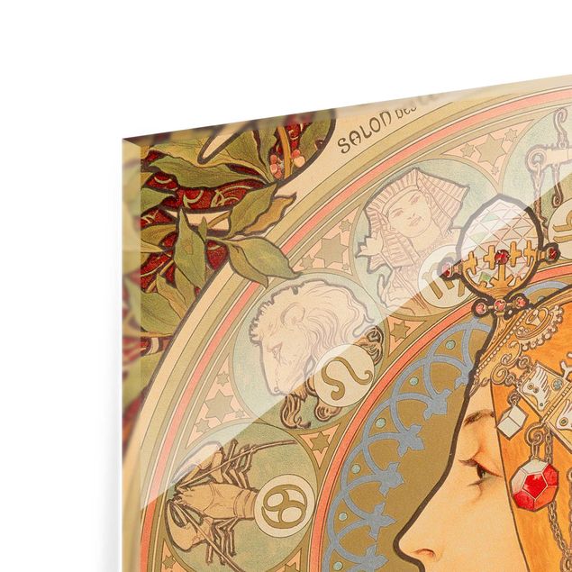 Copie tableaux Alfons Mucha - Le Zodiaque