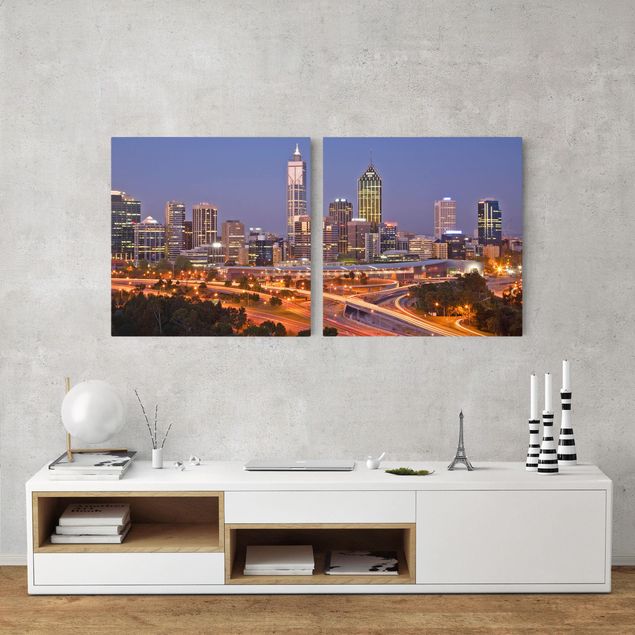 Tableaux modernes Perth Skyline