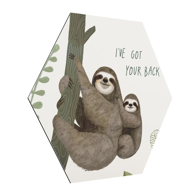 Tableau citation Sloth Sayings - Back