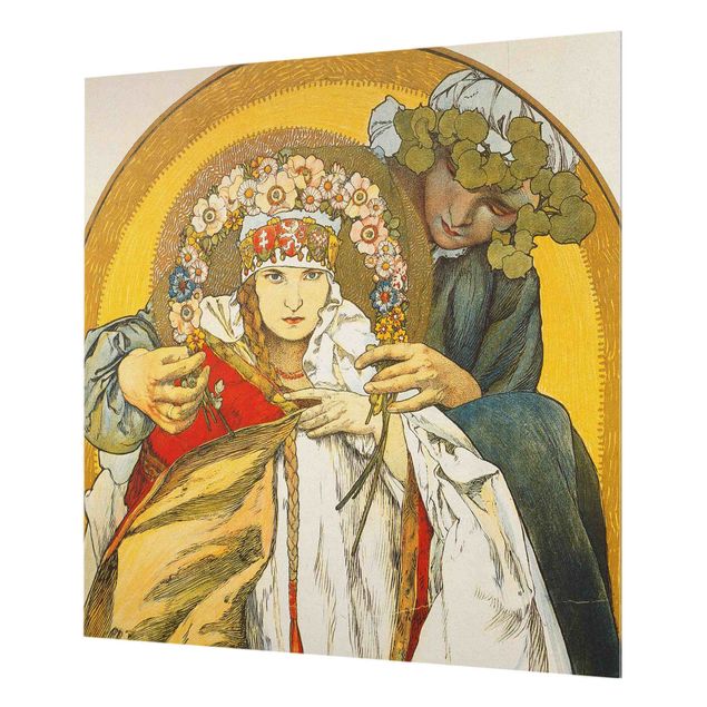 Tableau Alphonse Mucha Alfons Mucha - Affiche République Tchécoslovaque