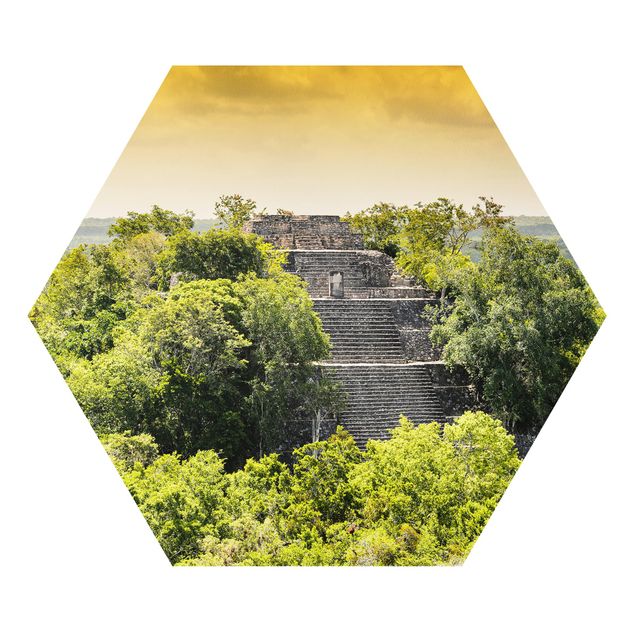 Tableaux modernes Pyramide de Calakmul
