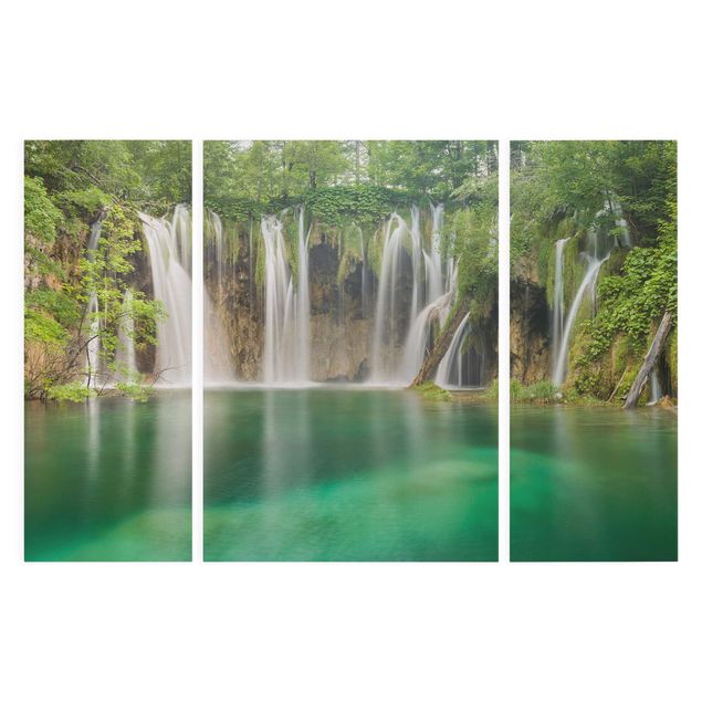 Tableaux modernes Chute d'eau Plitvice Lakes