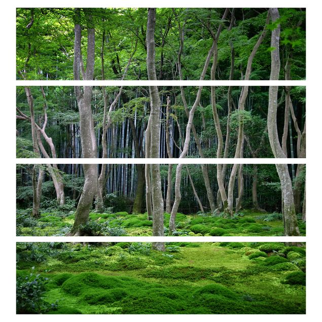 Papier adhésif pour meuble IKEA - Malm commode 4x tiroirs - Japanese Forest