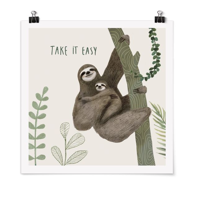 Tableaux animaux Sloth Sayings - Easy