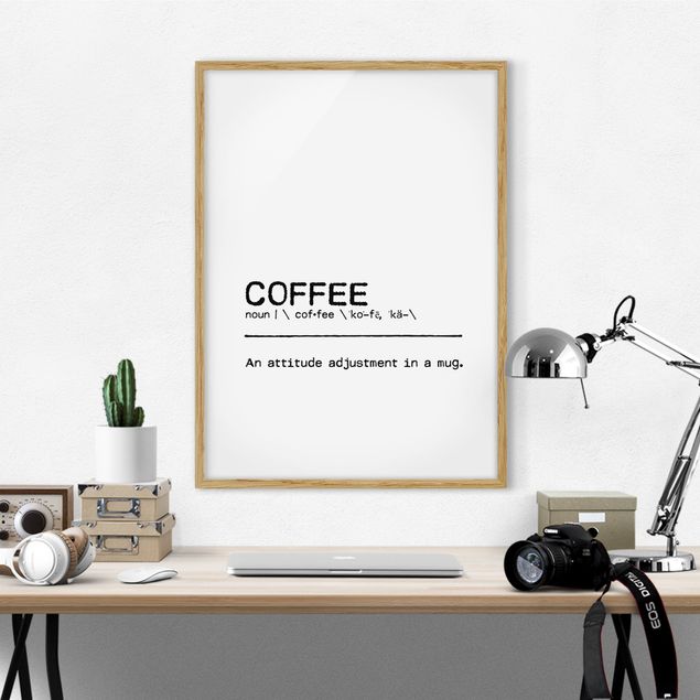 Déco murale cuisine Definition Coffee Attitude
