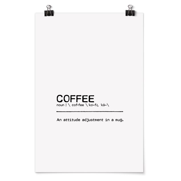 Poster citations Definition Coffee Attitude