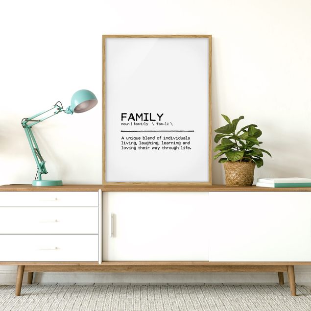 Tableaux famille Definition Family Unique