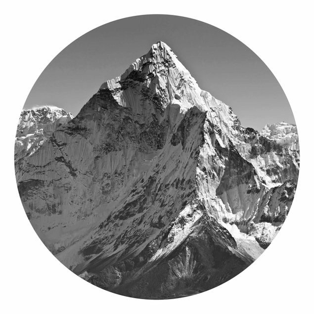 Tapisserie noir et blanc L'Himalaya II
