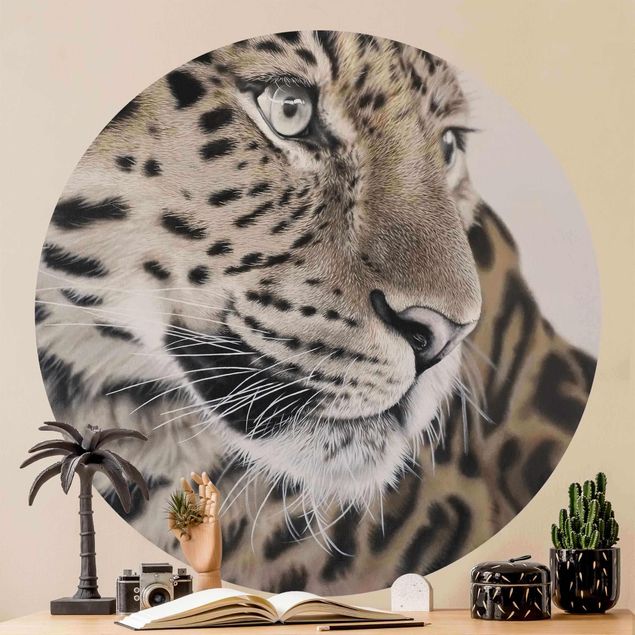 Déco murale cuisine Le léopard